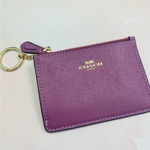 Coach Mini ID case with ring